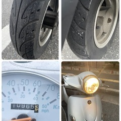 149⭐️フィドルX50⭐️　10965km、125クラス並の車体サイズ、50cc車両、ヘッドライトバルブ新品、バッテリー充電済み、サイドスタンド、SYM、バイク、原付の画像