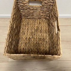 【受け渡し予定者決定済】収納バスケット４個セット（濃いブラウン×3、薄茶×1）の画像