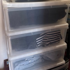 カラーボックス2個の画像