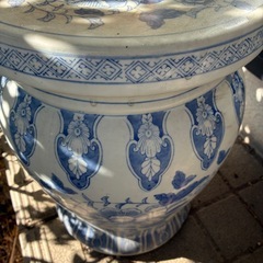 🌹陶器チェア　ベンチ　フラワースタンド　プランタースタンド　ガーデニング🌹の画像