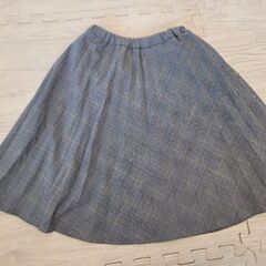 【美品】ユニクロ エニファム UNIQLO プリーツ フレア スカート キッズ 女の子 120 130 140センチ程度の画像