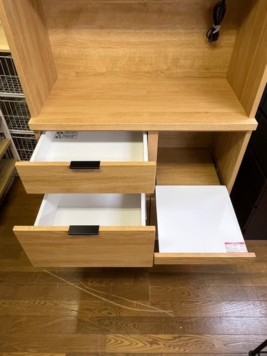 人気商品!! ニトリ 良い キッチンボード エトナ ETONA-90KB-LBR2 木製