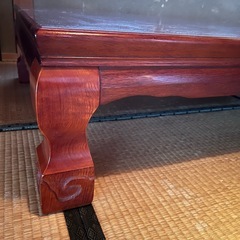 【無料】座卓 ローテーブル 天然木風 和室テーブル 【引き取り限定】の画像