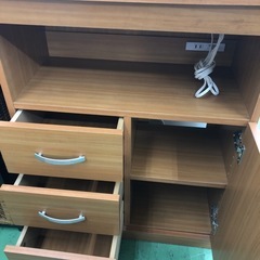 【ドリーム川西店御来店限定】☆ジモティー見たよ♪割引☆  電話台  クリーニング済み 【99560000038120】の画像