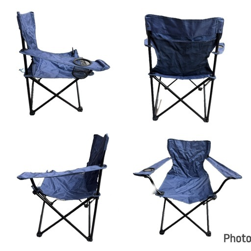 アウトドアチェアアーム、ドリンクホルダーあり (たけ) 十三の椅子