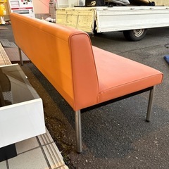 ロビーチェア   横180cm  1129-015の画像