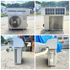 【❗️✨省エネ◎✨❗️】Panasonic Eolia ナノイーX搭載 2022年 ✨単身・寝室に最適な6畳モデル ✨簡易清掃・動作確認済み❗️の画像