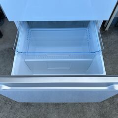 【動作保証あり】REFAGE 2023年 YRZ-F36K-W 358L 3ドア 冷凍冷蔵庫 自動製氷 ガラスドア【管理KRR808】の画像