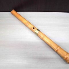 現状品 尺八 翠風調 木管 和楽器 中継ぎ 全長約54.5cm 苫小牧西店の画像