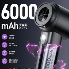 新品❤️ハンディクリーナーコードレス強力吸引力【吹き飛ぶ／吸い込む空気抜き】の画像