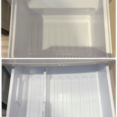 (送料無料) 2020年 極美品 冷蔵庫 SHARP プラズマクラスター仕様 霜取り不要 右開きにも左開きにもできる「どっちもヒンジ」⑤の画像