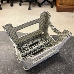 M2511-510 折りたたみ式 ステップ スツール グレー 1段 キズ汚れ有り　の画像