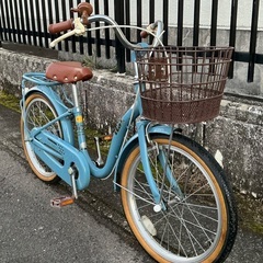 ◎11/30までPayPay10%還元中＜整備済・美品車＞ITAL 18インチ子供自転車・キッズ自転車 ブルーグレイの画像