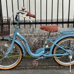 ◎11/30までPayPay10%還元中＜整備済・美品車＞ITAL 18インチ子供自転車・キッズ自転車 ブルーグレイの画像