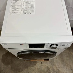 【月末最終セール】【6ヶ月保証】【6ヶ月保証】AQUA ドラム式洗濯機 AQW-F8N 2024年製 洗濯8.0kg乾燥なしの画像