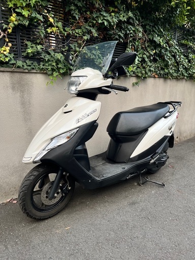 アドレス125 dt11a 美車 実働車自賠責たっぷり令和12年4月まで スクリーン付　ウーバー、通勤通学に スマホホルダー付