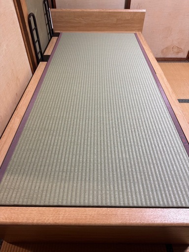 畳ベッド（ニトリ）使用極浅め　収納付き　19,000円
