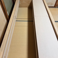 畳ベッド（ニトリ）使用極浅め　収納付き　19,000円の画像