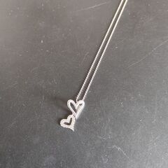 DEES＊BEES　K18ホワイトゴールド・ダイヤ　ピアス・ペンダントトップ・ネックレス　３点セットの画像