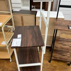 ★リユースのサカイ水戸店★  レンジ台 ダークブラウン H142×D42×W50 クリーニング済み MT6462の画像