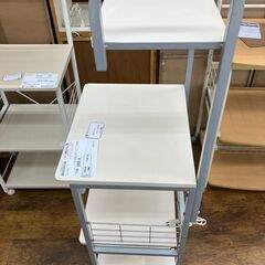 ★リユースのサカイ水戸店★  レンジ台 白 H142.5×D42×W49 クリーニング済み MT6464の画像