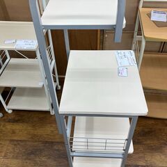 ★リユースのサカイ水戸店★  レンジ台 白 H142.5×D42×W49 クリーニング済み MT6464の画像