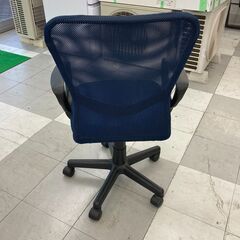 ★リユースのサカイ千葉中央店★  ワークﾁｪｱ ネイビー H90×D51×W55 クリーニング済み TC5549の画像