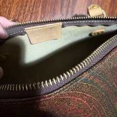 エトロ　ペイズリー柄　ポーチ付き　　中古美品の画像