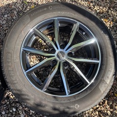 4本ホイールタイヤセット　マナレイユーロスピードスパイダー　17インチの画像