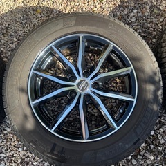 4本ホイールタイヤセット　マナレイユーロスピードスパイダー　17インチの画像