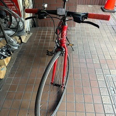 700ｃ　軽量アルミフレーム　3×7speed　レッドの画像