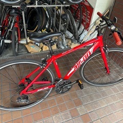 700ｃ　軽量アルミフレーム　3×7speed　レッドの画像