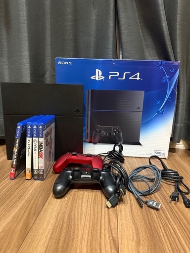【動作確認済み】PS4 500GB ゲーム4本