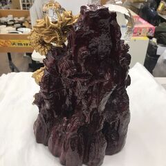 【ジャングルジャングル広陵店】置物　金龍上山　風水山水龍の画像