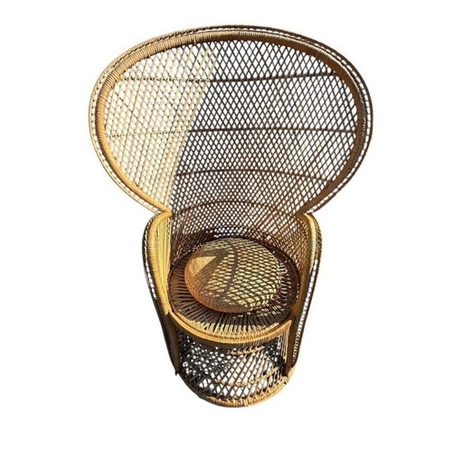 ラタン 籐　ピーコックチェア アンティーク家具