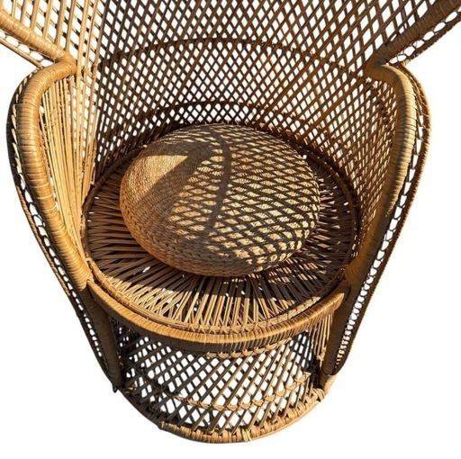 ラタン 籐 ピーコックチェア アンティーク家具 注文