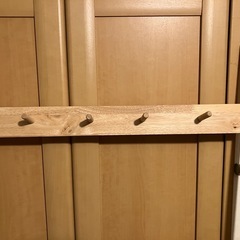 木製立てかけラック（美品）の画像