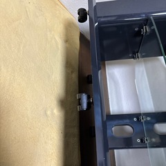 テレビ台　ガラス棚板・キャスター付きの画像