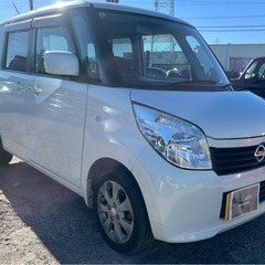 【支払総額11.8万円】8万キロ♩ルークス 車検令和8年10月 機関良好 パワスラ 冷暖房ok 即日納車可能です！の画像