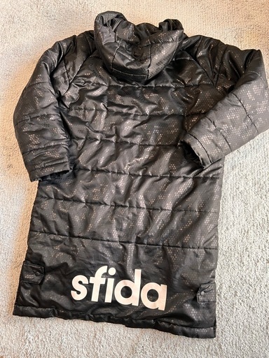 アウトレット sfida 【160】ブラック 黒 ベンチコート ロングコート