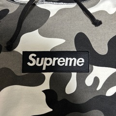 Supreme 13AW Snow Camo Box Logo Pulloverの画像
