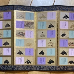 国宝級王朝絵巻の最高峰　佐竹本　三十六歌仙絵巻屏風の画像