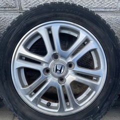 軽自動車　ホンダ　N box 155/65/14 純正　アルミホイール　タイヤ　セット　4本　  の画像