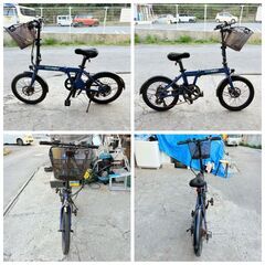 【❗️✨❗️電動アシスト付❗️✨❗️】ERWAY-A01 折りたたみ電動自転車 7段変速 現状品 サビありのため格安！ ✨簡易清掃・動作確認済み❗️の画像