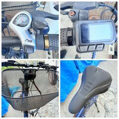 【❗️✨❗️電動アシスト付❗️✨❗️】ERWAY-A01 折りたたみ電動自転車 7段変速 現状品 サビありのため格安！ ✨簡易清掃・動作確認済み❗️の画像