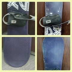 [八6545]  XERES   スノーボード  長さ約153㎝  バインディング  セットの画像