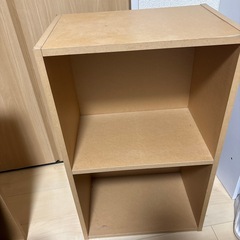 カラーボックス　2つ　の画像