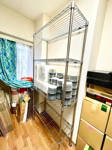 エレクター4段【幅90×奥行35×高190㌢】