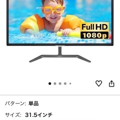 31.5インチモニターの画像