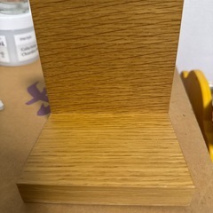 受け渡し決定✳︎無印良品　壁に付けられる家具棚オーク材の画像